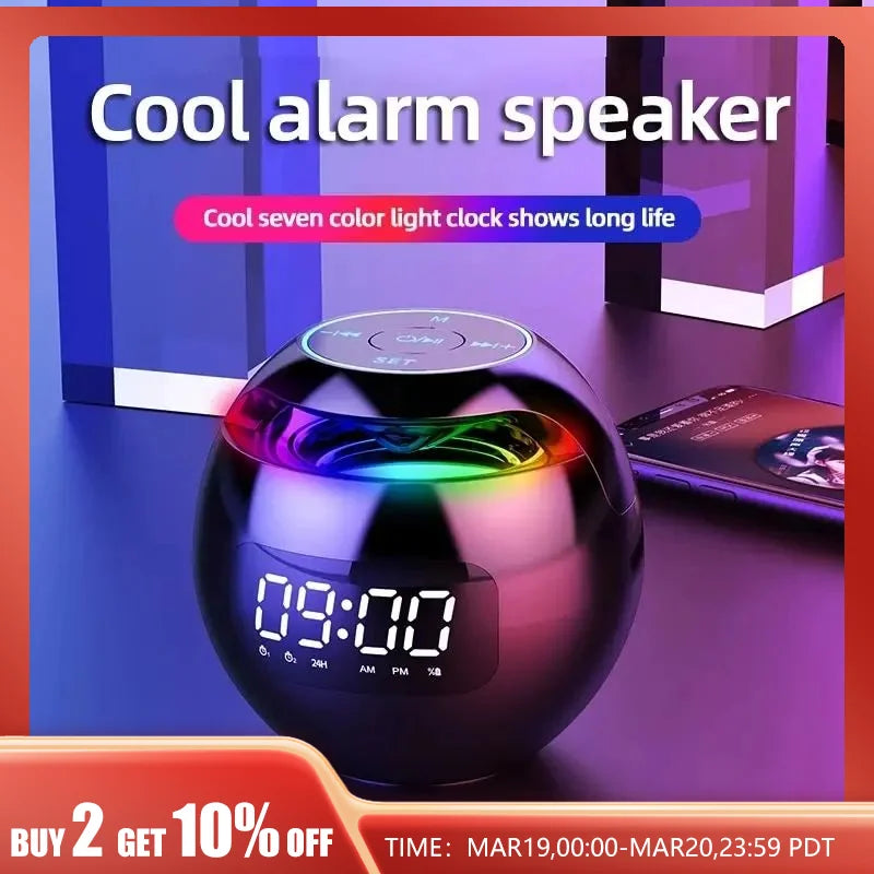 Clock Bluetooth Speaker