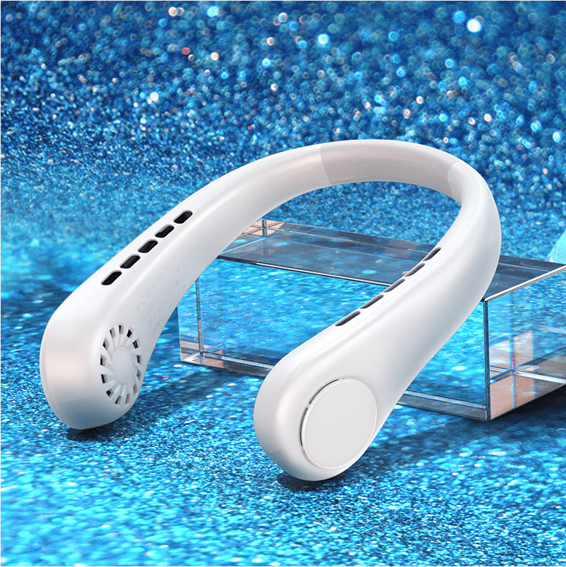 Rechargeable Mini Neck Fan- Stay Refreshed and Stylish!