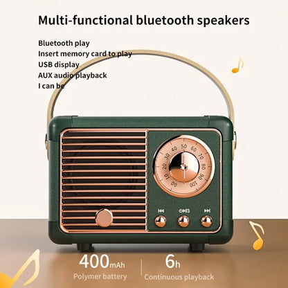 Retro Portable Bluetooth Speaker