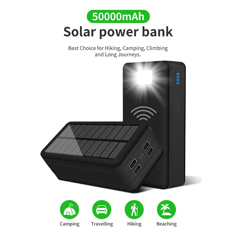 100000mAh Solar Power Bank